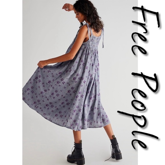 Free People | Dresses | Free People Azure Maxi Dress Nwt Ml | Poshmark